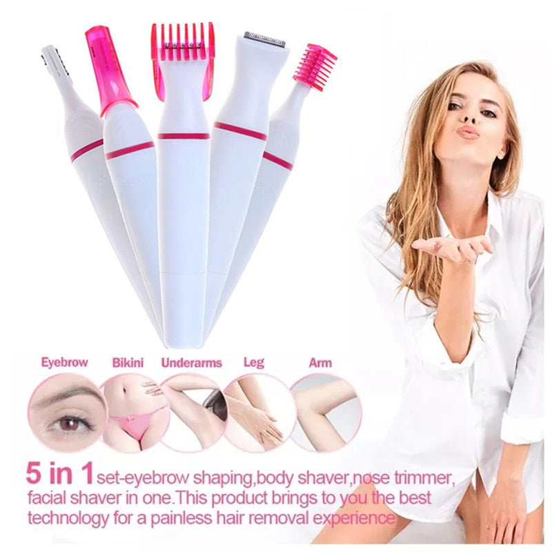 5 In 1 Multifunction Hair Removal Combo - Rabies 