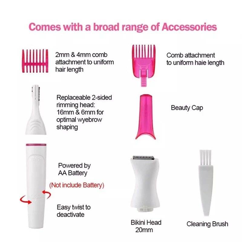 5 In 1 Multifunction Hair Removal Combo - Rabies 