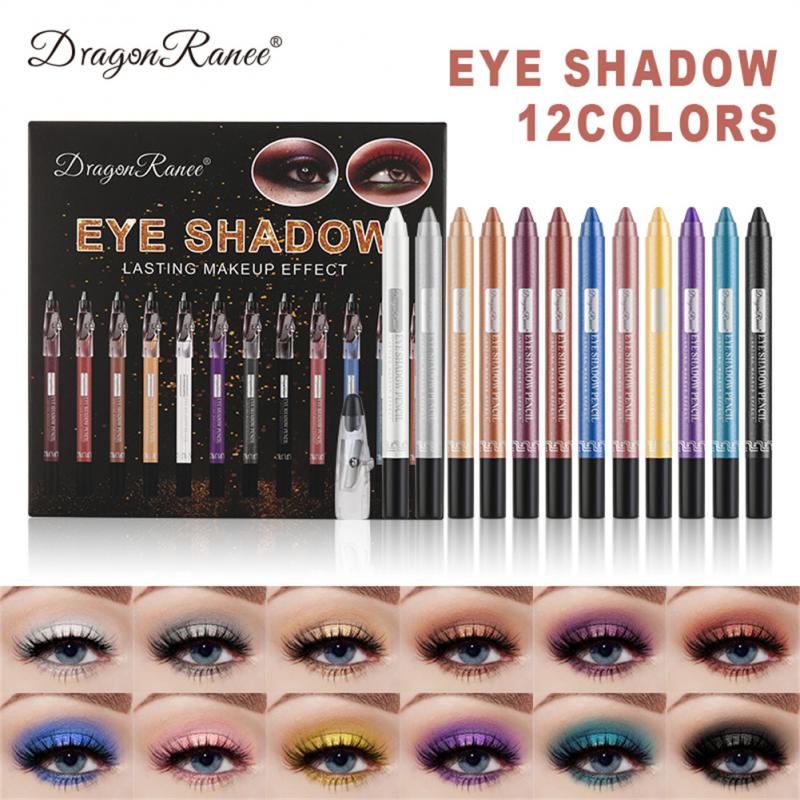 12 Colors Eyeshadow Pencil Set - Rabies 